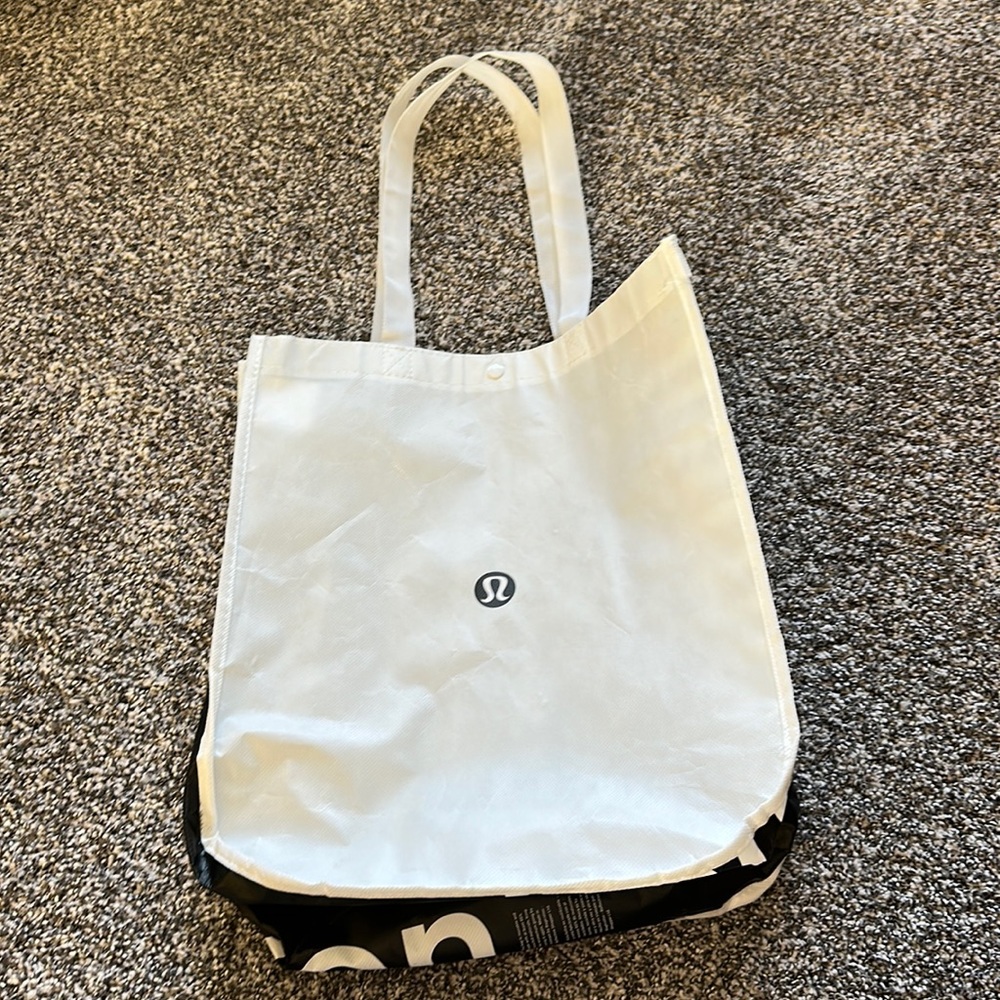 Large Black & White Lululemon Bag